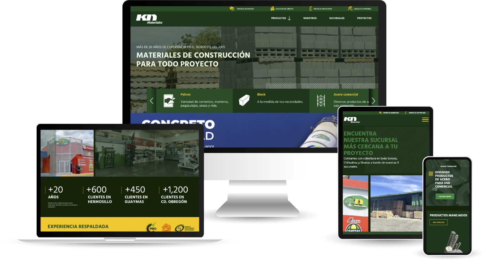 kn materiales - proceso