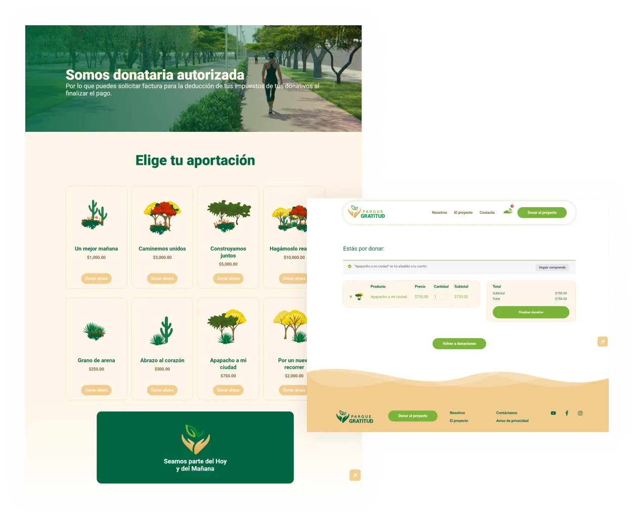 parque gratitud - dona