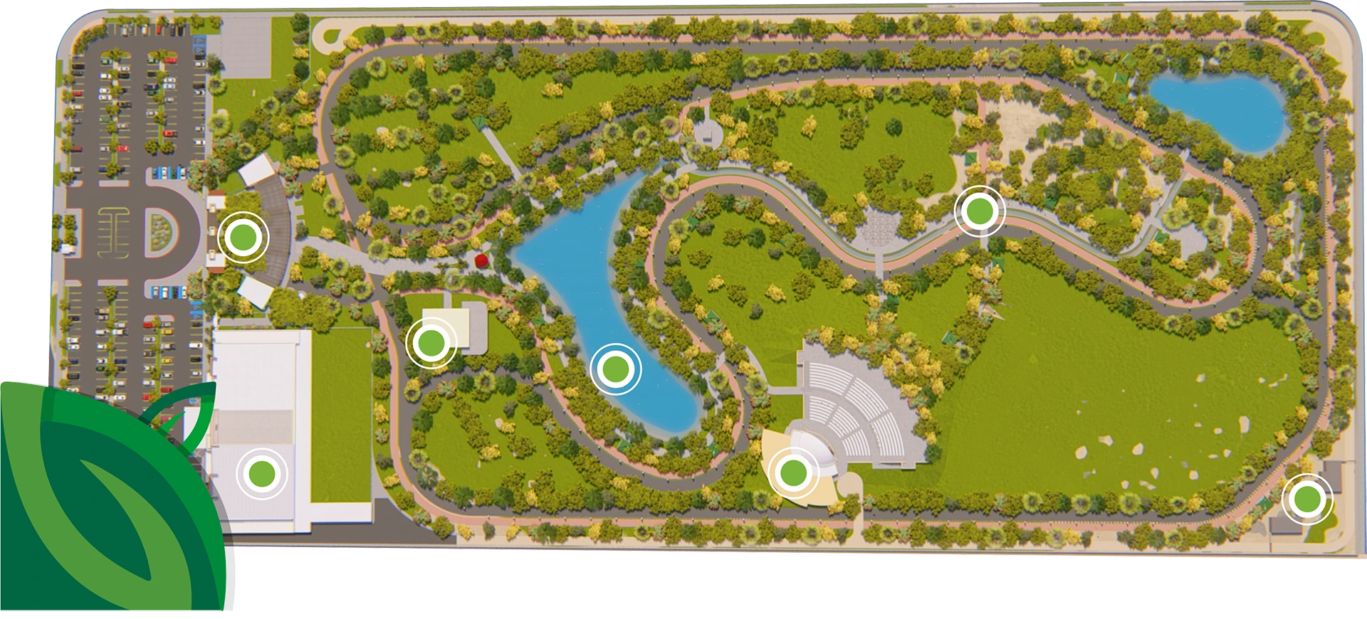 parque gratitud - mapa