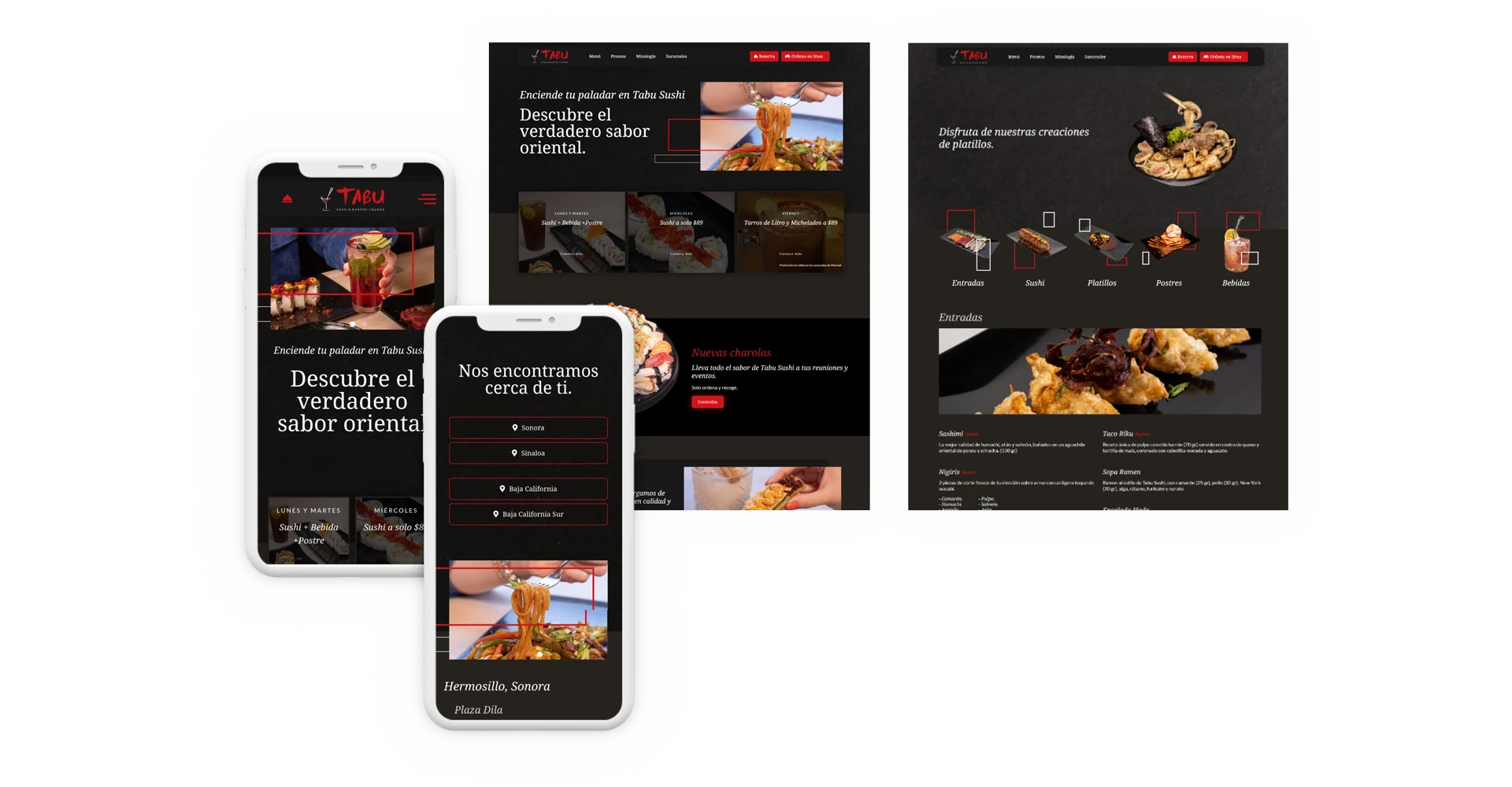 zegnio - tabu sushi - ecommerce